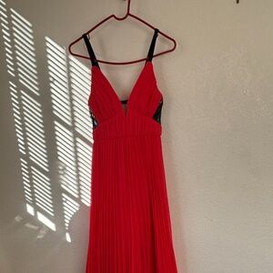 ABS Allen Schwartz Salmon Maxi Dress Size 2